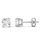 Elowen Round Cut Diamond Stud Earrings (Clarity Enhanced) whitegold