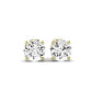 Elowen Round Cut Diamond Stud Earrings (Clarity Enhanced) yellowgold