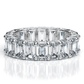 Emerald Cut Diamond Eternity Band