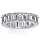 Emerald Cut Diamond Eternity Band