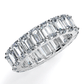 Emerald Cut Diamond Eternity Band