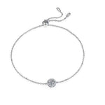 Ena Moissanite Bracelet whitegold