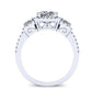 Erica Cushion Diamond Bridal Set (Lab Grown Igi Cert) whitegold