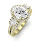 Erica Diamond Matching Band Only (does Not Include Engagement Ring) For Ring With Oval Center yellowgold