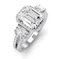 Erica Emerald Diamond Bridal Set (Lab Grown Igi Cert) whitegold