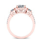 Erica Cushion Diamond Bridal Set (Lab Grown Igi Cert) rosegold