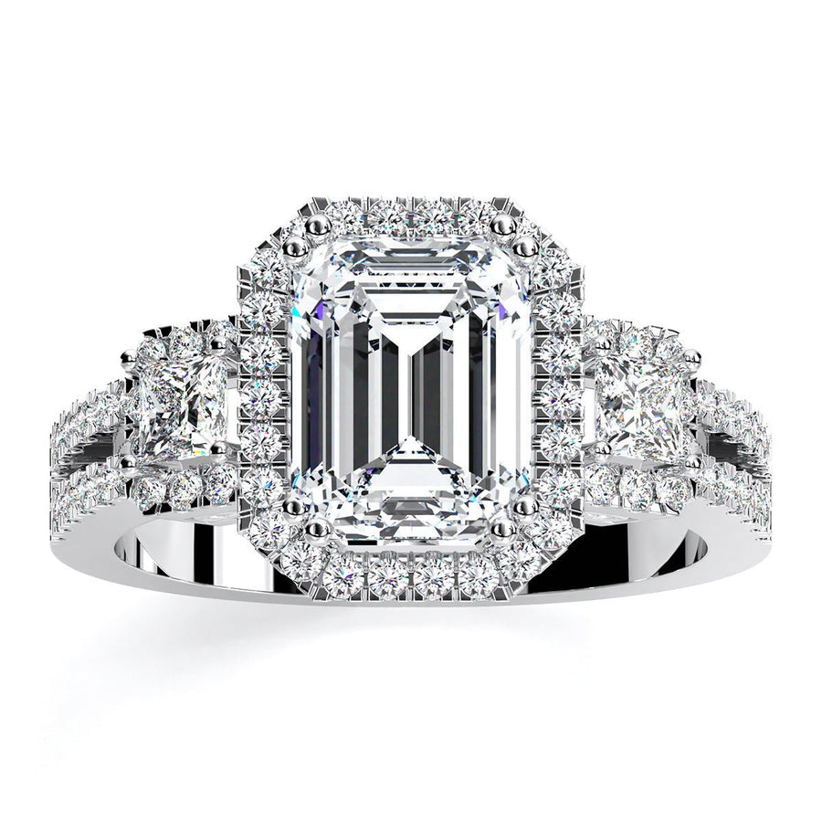 2.00 ct - Erica - GIA Natural Emerald Diamond Engagement Ring