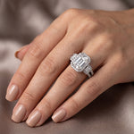 Erica - GIA Natural Emerald Diamond Engagement Ring
