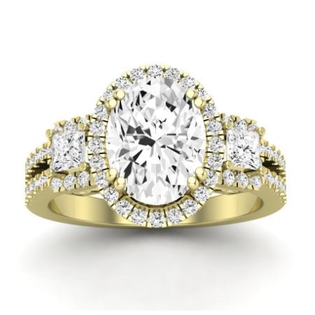 Erica Oval Diamond Bridal Set (Lab Grown Igi Cert) yellowgold