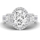 Erica Oval Diamond Engagement Ring (Lab Grown Igi Cert) whitegold