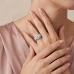 Erica - GIA Natural Round Diamond Engagement Ring