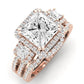 Erica Diamond Matching Band Only (does Not Include Engagement Ring) For Ring With Princess Center rosegold