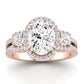 Erica Oval Diamond Engagement Ring (Lab Grown Igi Cert) rosegold