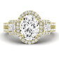 Erica Oval Diamond Engagement Ring (Lab Grown Igi Cert) yellowgold