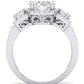 Erica Oval Diamond Engagement Ring (Lab Grown Igi Cert) whitegold