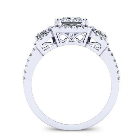 Erica Princess Diamond Bridal Set (Lab Grown Igi Cert) whitegold