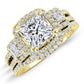 Erica Princess Diamond Bridal Set (Lab Grown Igi Cert) yellowgold