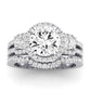 Erica - Round Diamond Bridal Set