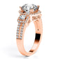 Erica Round Diamond Engagement Ring (Lab Grown Igi Cert) rosegold