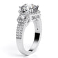 Erica Round Diamond Engagement Ring (Lab Grown Igi Cert) whitegold