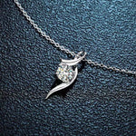Fallon Diamond Necklace (Clarity Enhanced) whitegold