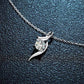 Fallon Moissanite Necklace whitegold