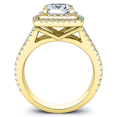 Flora Princess Diamond Engagement Ring (Lab Grown Igi Cert) yellowgold