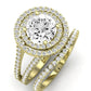 Flora Diamond Matching Band Only (engagement Ring Not Included) For Ring With Round Center yellowgold