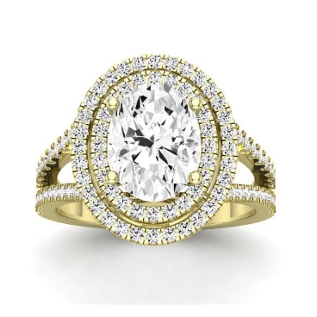 Flora Oval Diamond Bridal Set (Lab Grown Igi Cert) yellowgold