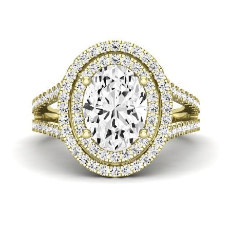 Flora Oval Diamond Bridal Set (Lab Grown Igi Cert) yellowgold