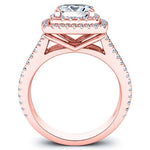 Flora Princess Diamond Bridal Set (Lab Grown Igi Cert) rosegold