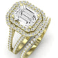 Flora Emerald Diamond Bridal Set (Lab Grown Igi Cert) yellowgold