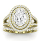 Flora Oval Diamond Bridal Set (Lab Grown Igi Cert) yellowgold