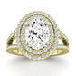 Flora - GIA Certified Oval Diamond Engagement Ring
