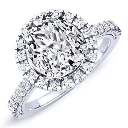 2.00 ct - Florizel - Cushion Moissanite Engagement Ring