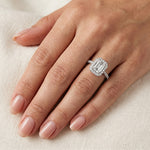 florizel gia natural emerald diamond engagement ring