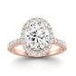 Florizel Oval Diamond Bridal Set (Lab Grown Igi Cert) rosegold