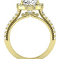 Florizel Oval Diamond Engagement Ring (Lab Grown Igi Cert) yellowgold