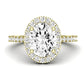 Florizel Oval Diamond Engagement Ring (Lab Grown Igi Cert) yellowgold