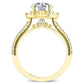 Florizel Round Diamond Bridal Set (Lab Grown Igi Cert) yellowgold