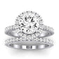 Florizel - GIA Natural Round Diamond Bridal Set