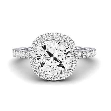 Florizel Diamond Matching Band Only (does Not Include Engagement Ring) For Ring With Cushion Center whitegold