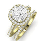 Florizel Diamond Matching Band Only (does Not Include Engagement Ring) For Ring With Cushion Center yellowgold