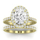 Florizel Oval Diamond Bridal Set (Lab Grown Igi Cert) yellowgold