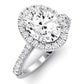 Florizel Oval Diamond Engagement Ring (Lab Grown Igi Cert) whitegold