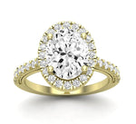 Florizel Oval Diamond Engagement Ring (Lab Grown Igi Cert) yellowgold