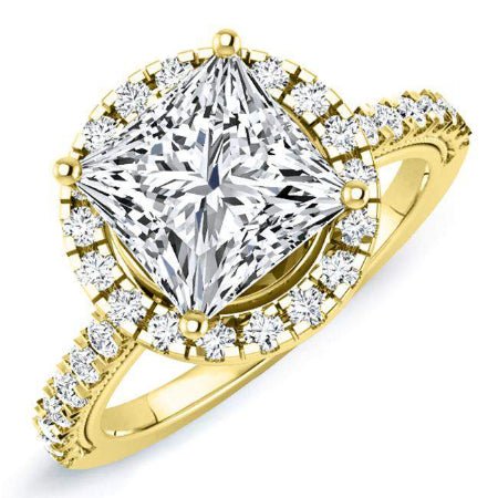 3.00 ct - Florizel - Princess Lab Diamond Engagement Ring (IGI Certified)