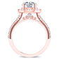 Florizel Round Diamond Bridal Set (Lab Grown Igi Cert) rosegold