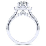 Florizel Round Diamond Engagement Ring (Lab Grown Igi Cert) whitegold