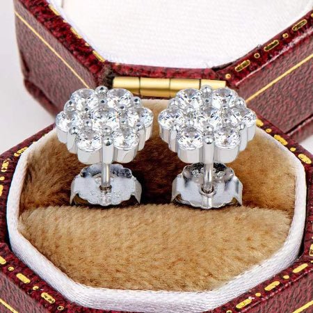 Franz Diamond Earrings whitegold